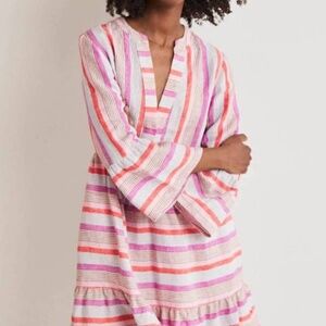 Boden Sundress - Pink & Orange Stripe